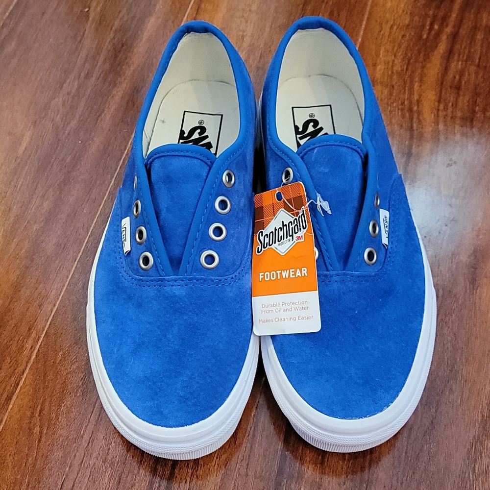 Vans, Blue Suede, scotchguarded.